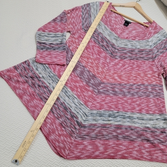 ND New Direction Tunic style Long Sweater Sparkly Metallic Size XL - Picture 11 of 16